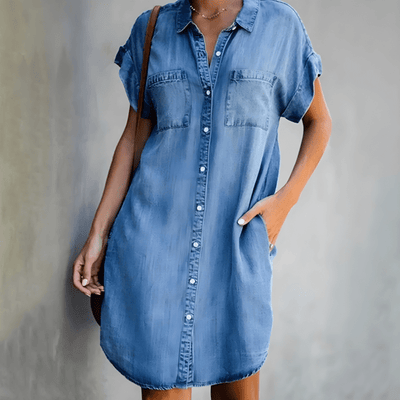 Simona - Elegant Tummy Covering Dress